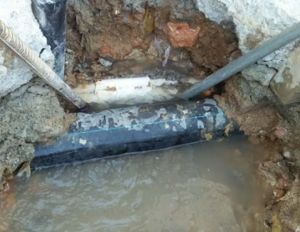 金塔测漏水之水管漏水